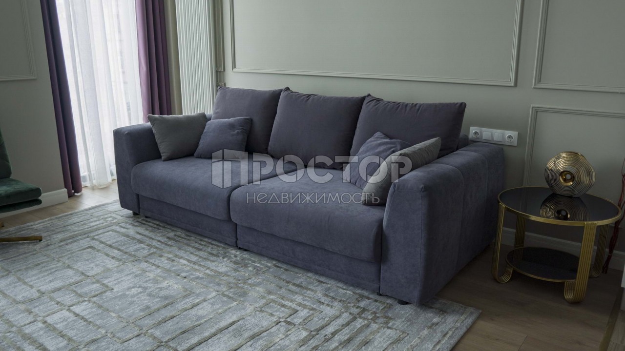 1-комнатная квартира, 40 м² - фото 2
