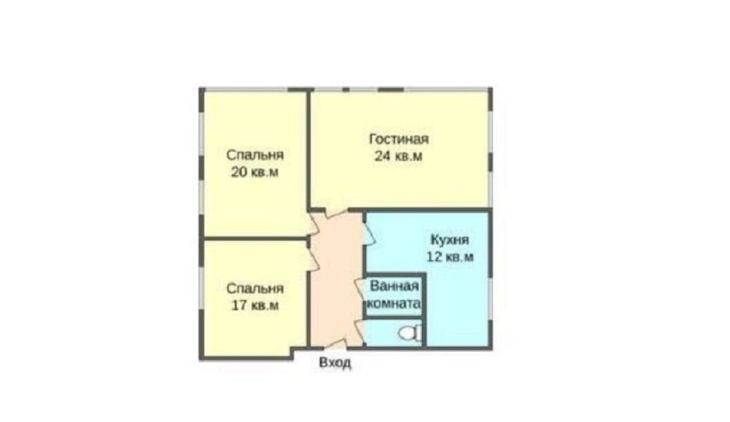 3-комнатная квартира, 80 м² - фото 4