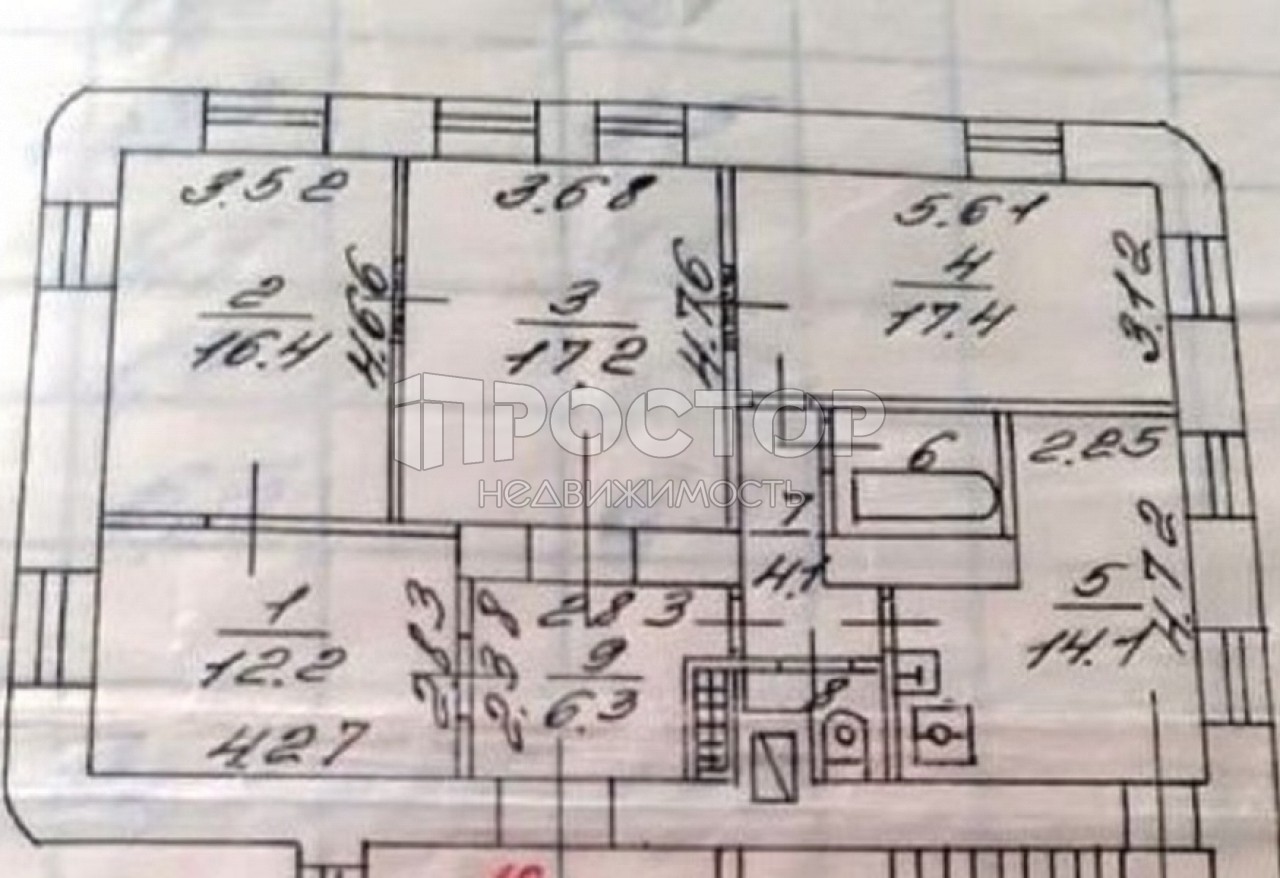 4-комнатная квартира, 93 м² - фото 9