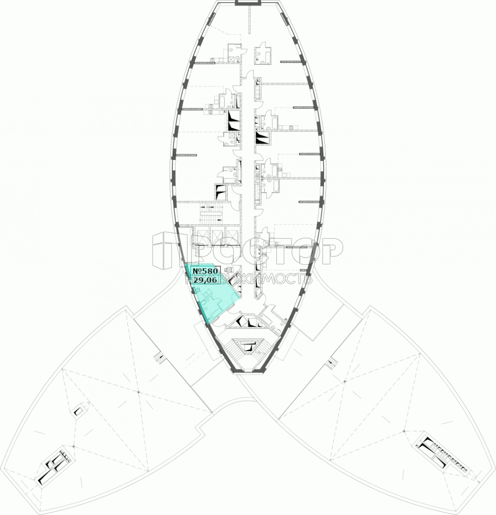 1-комнатная квартира, 30 м² - фото 3