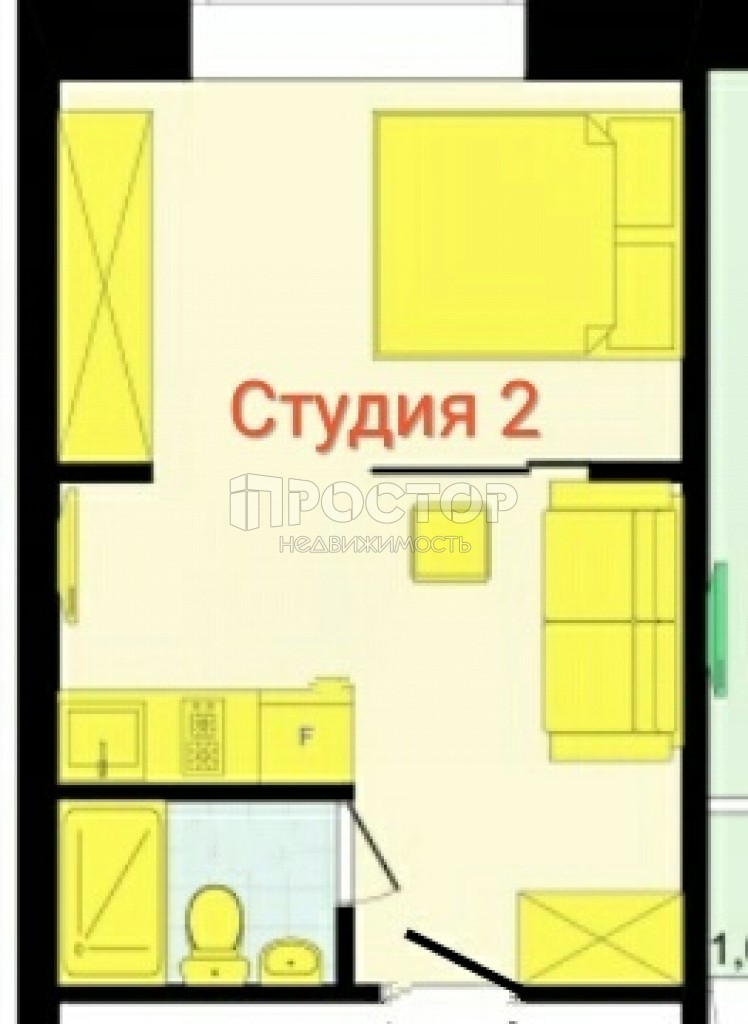 Студия, 19 м² - фото 7