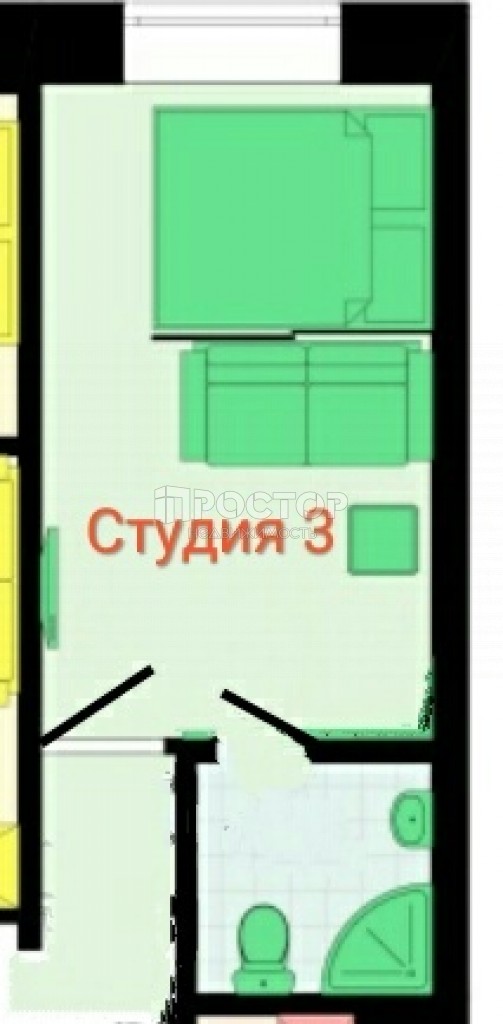 Студия, 17 м² - фото 8