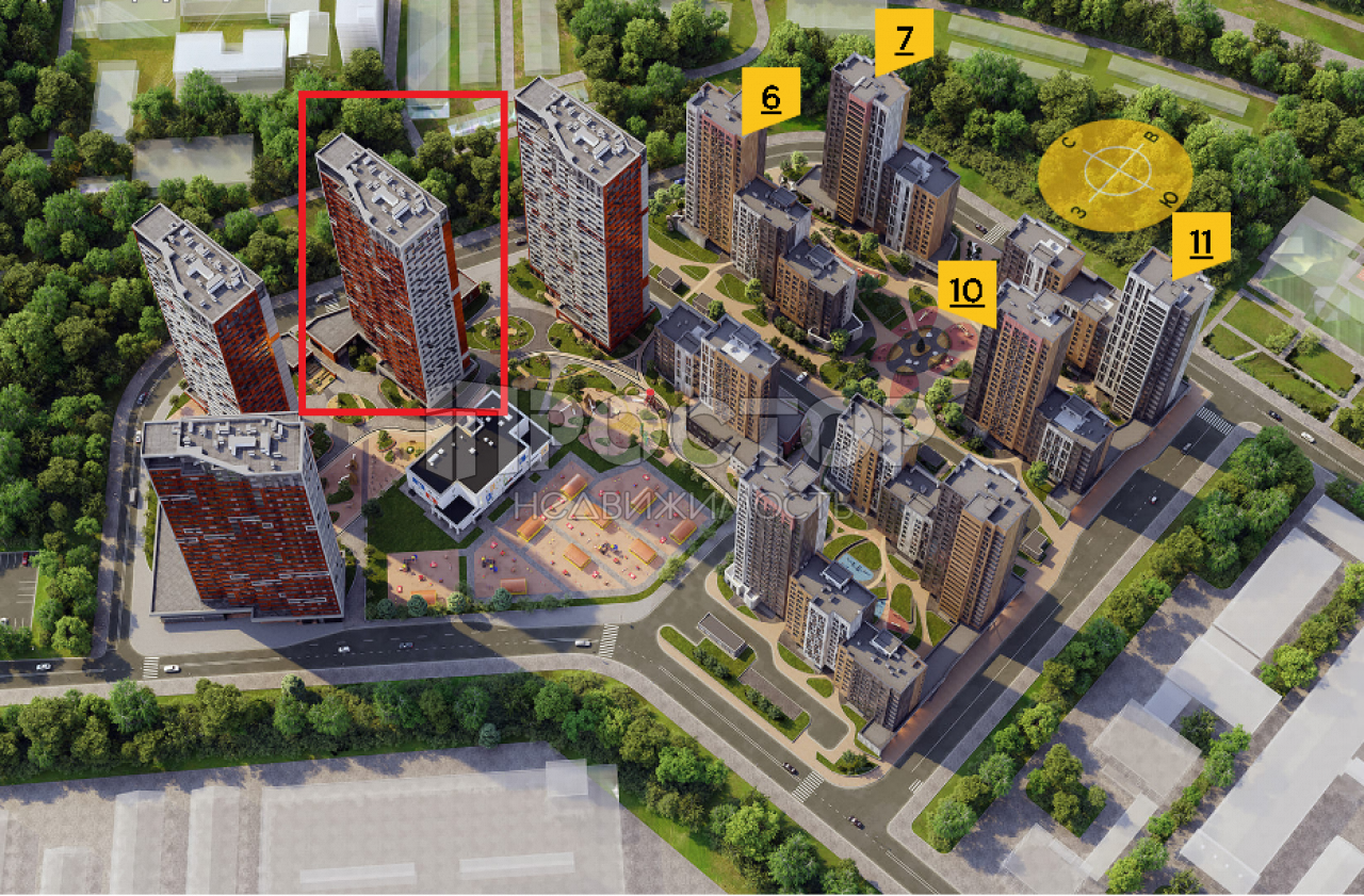 2-комнатная квартира, 53.1 м² - фото 3