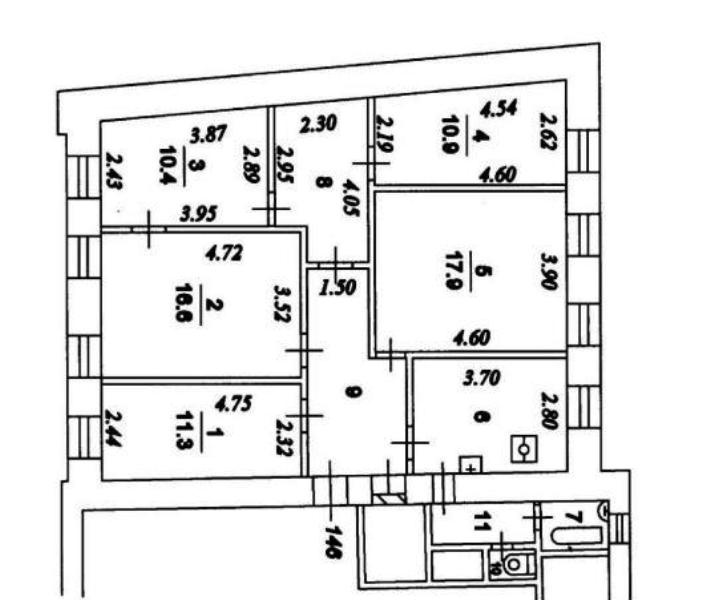 5-комнатная квартира, 102 м² - фото 19