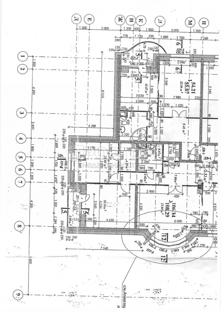 1-комнатная квартира, 55.7 м² - фото 13