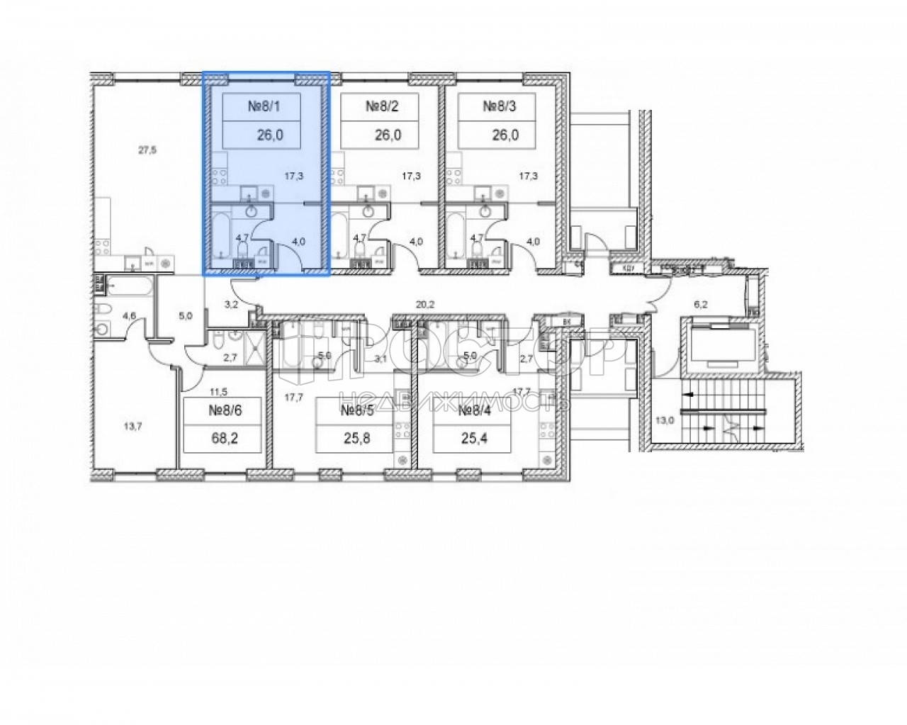Студия, 26 м² - фото 5