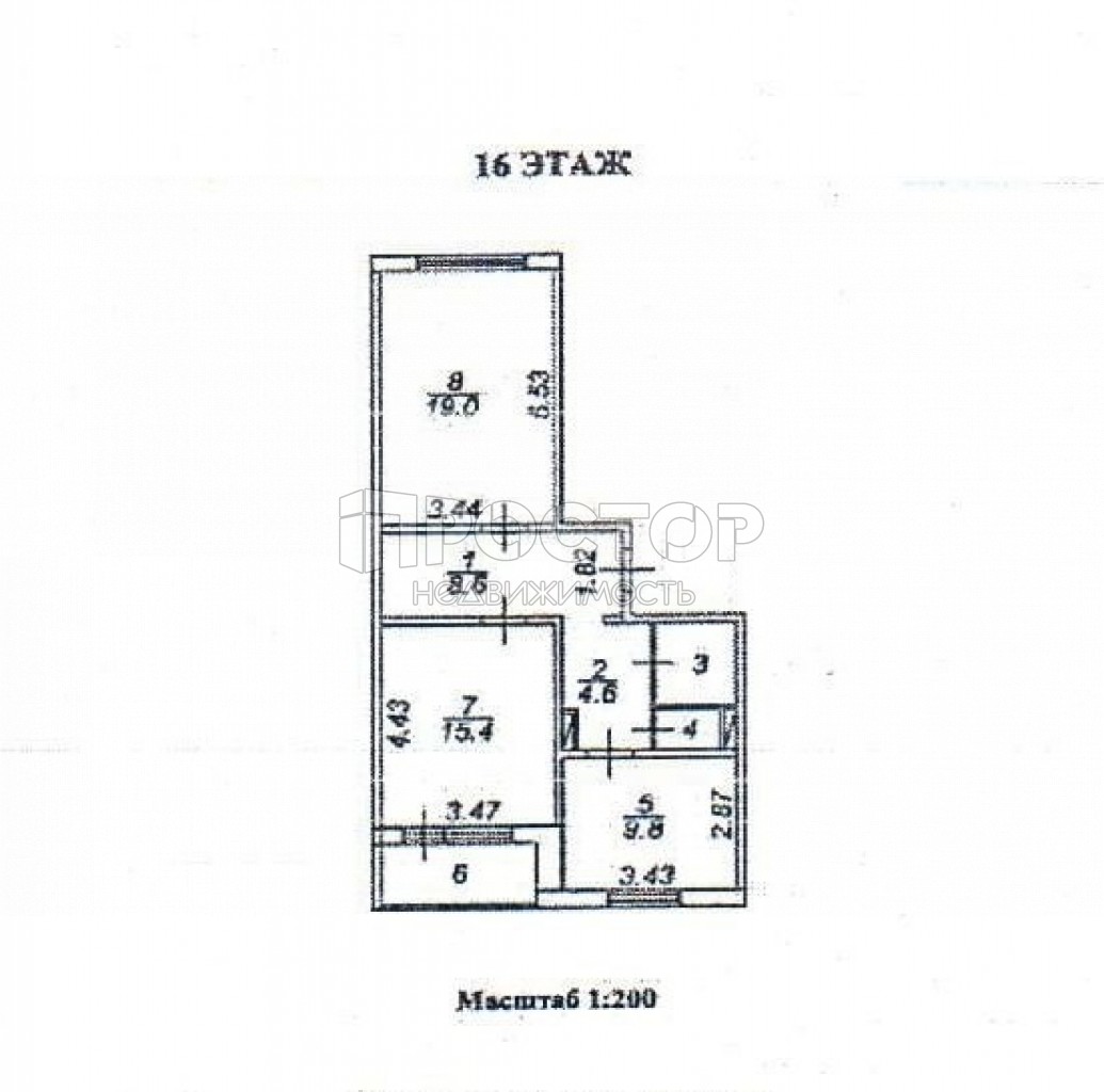 2-комнатная квартира, 61.5 м² - фото 8