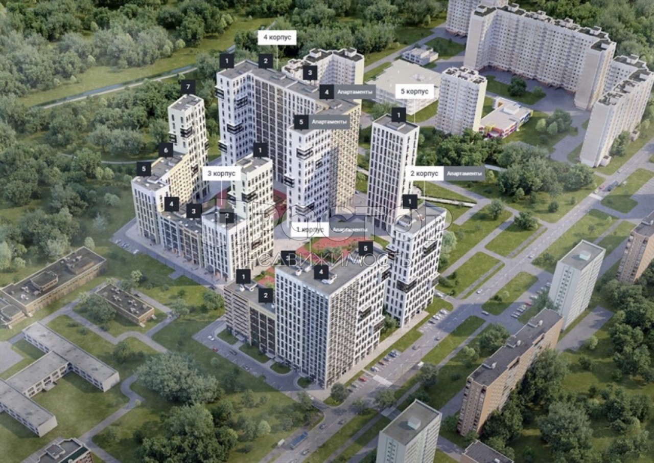 2-комнатная квартира, 89.9 м² - фото 3