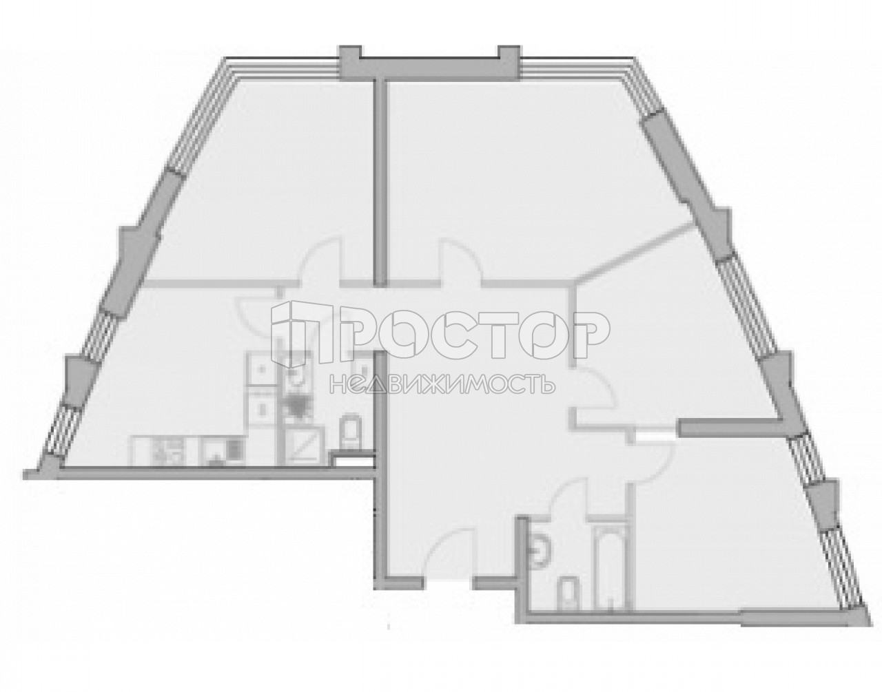 4-комнатная квартира, 106 м² - фото 8