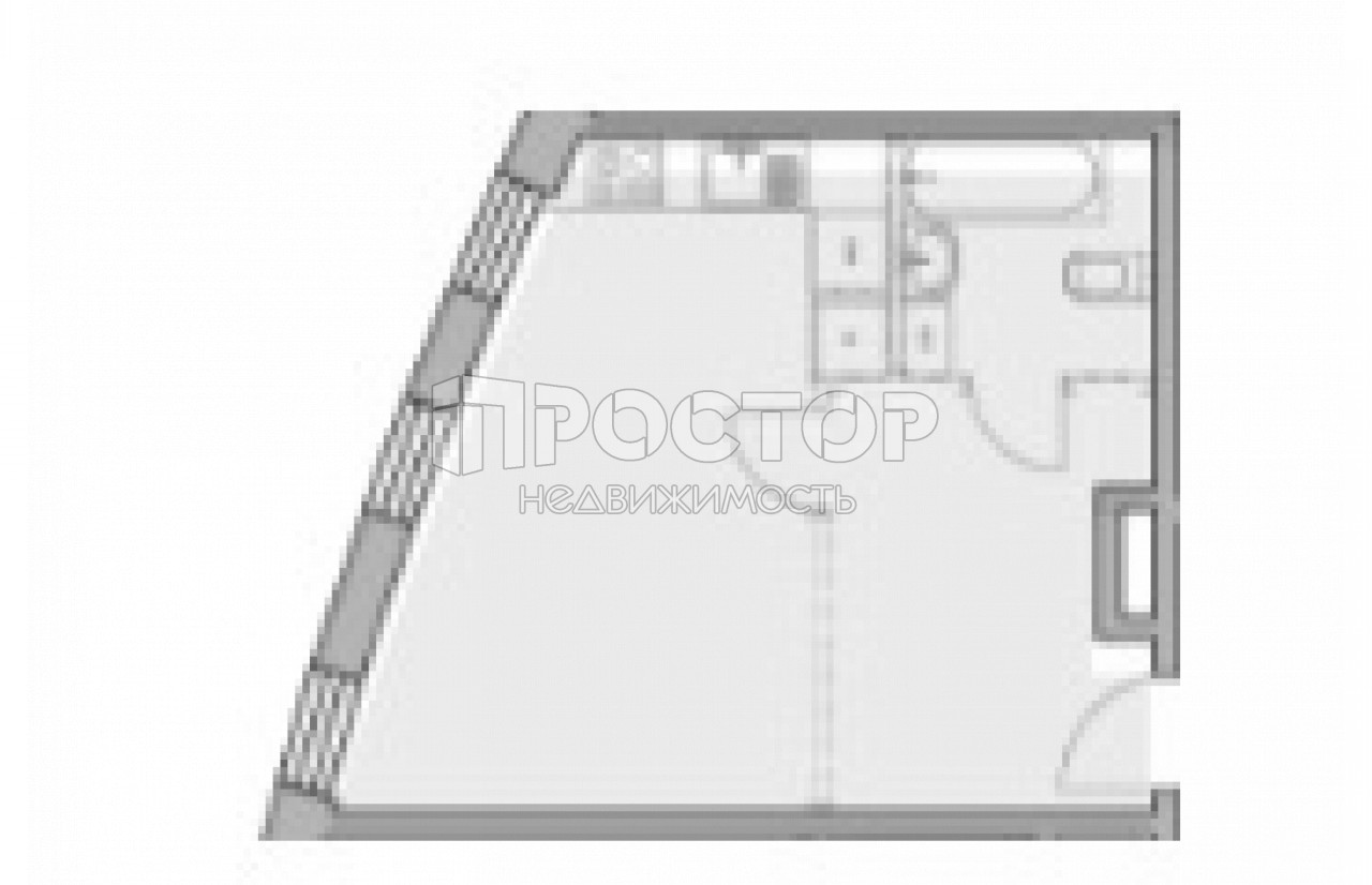 1-комнатная квартира, 32.44 м² - фото 6