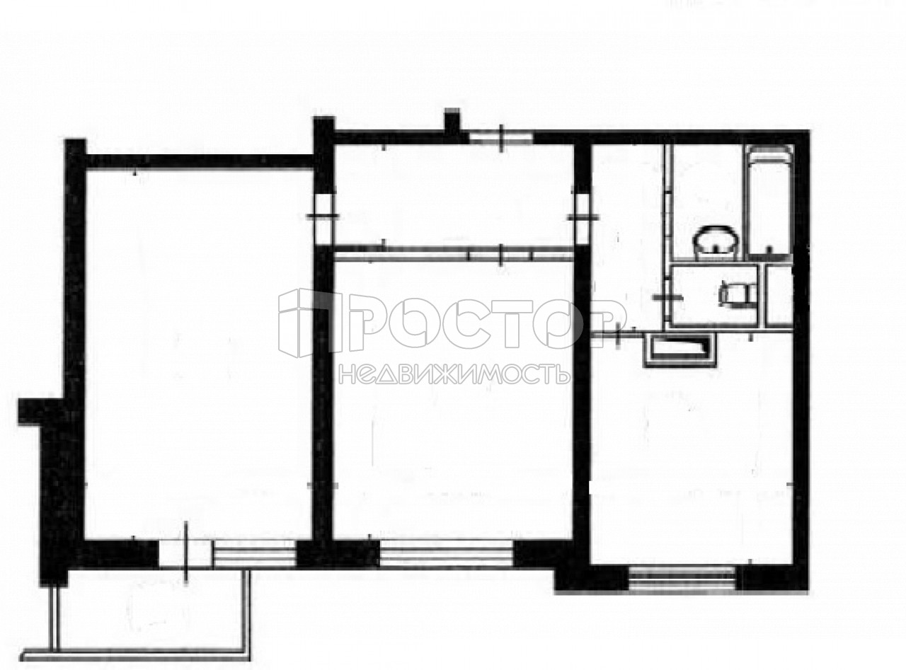 2-комнатная квартира, 53.5 м² - фото 14