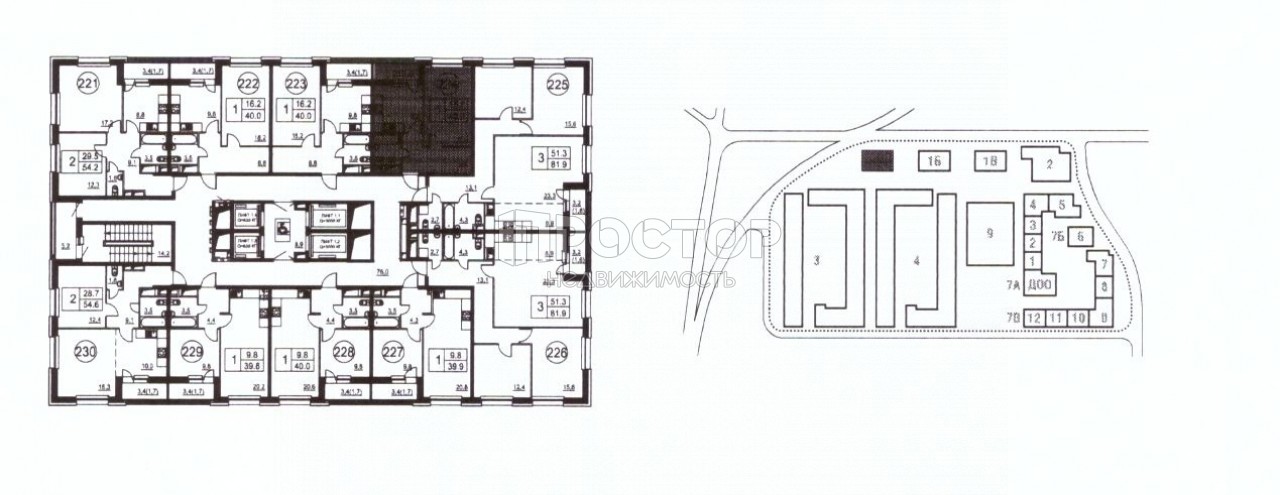 1-комнатная квартира, 40 м² - фото 4