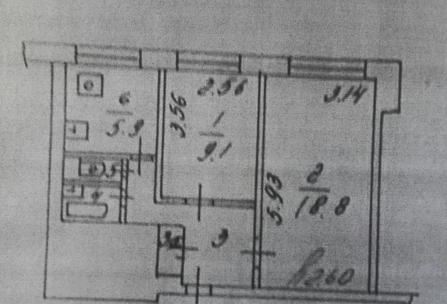 2-комнатная квартира, 45 м² - фото 16