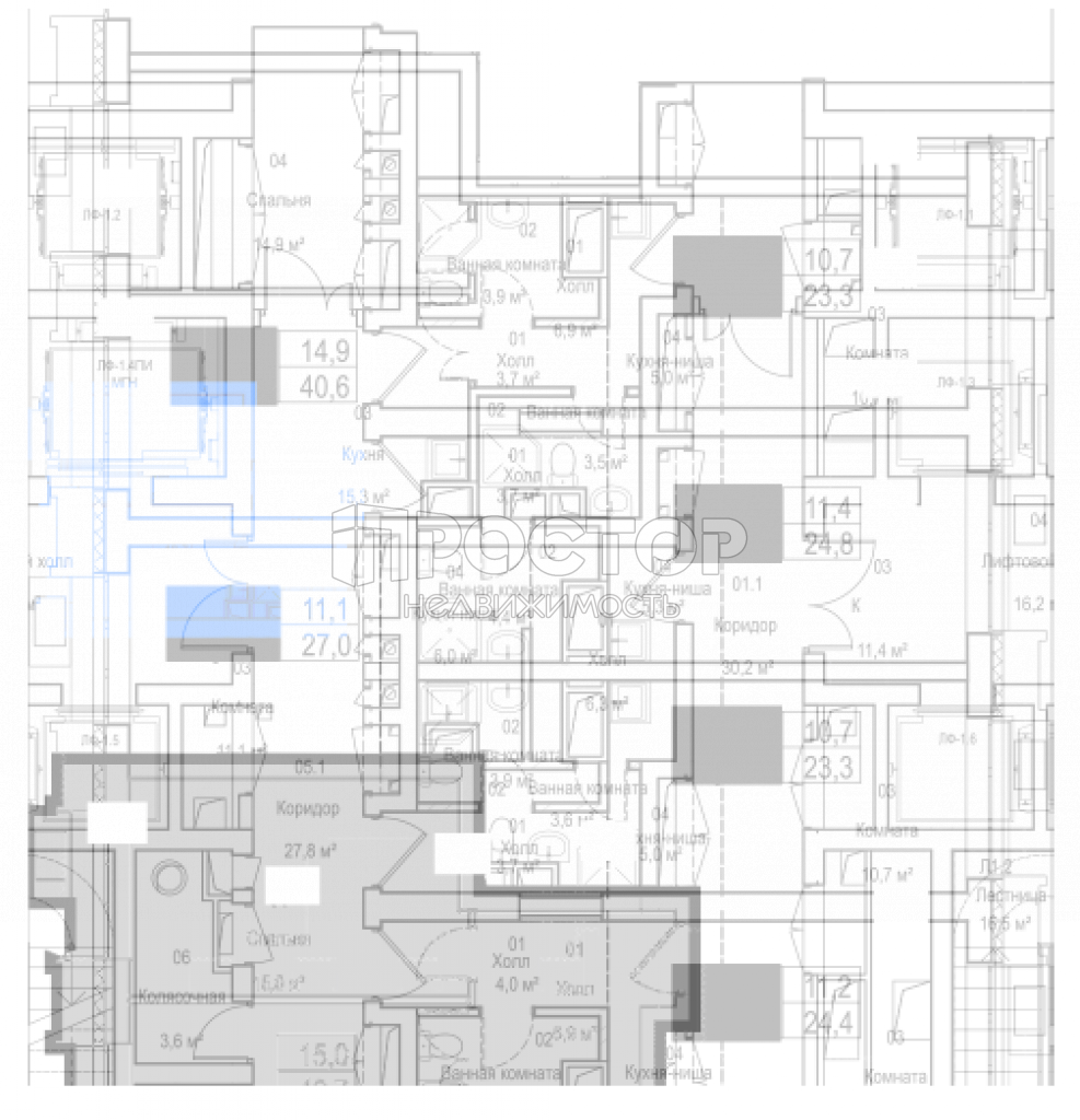 2-комнатная квартира, 40.7 м² - фото 3