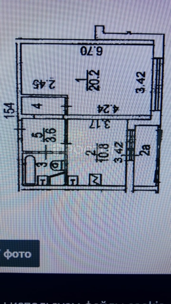 1-комнатная квартира, 42 м² - фото 8