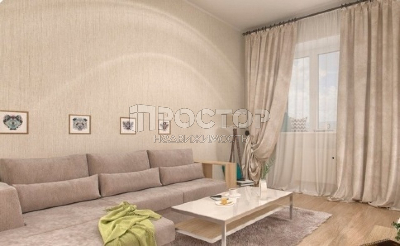 2-комнатная квартира, 56.25 м² - фото 4