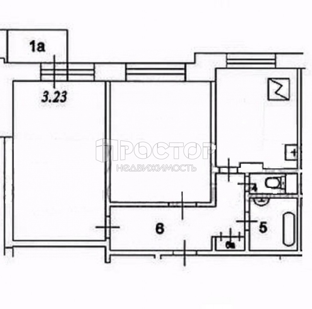 2-комнатная квартира, 54 м² - фото 17