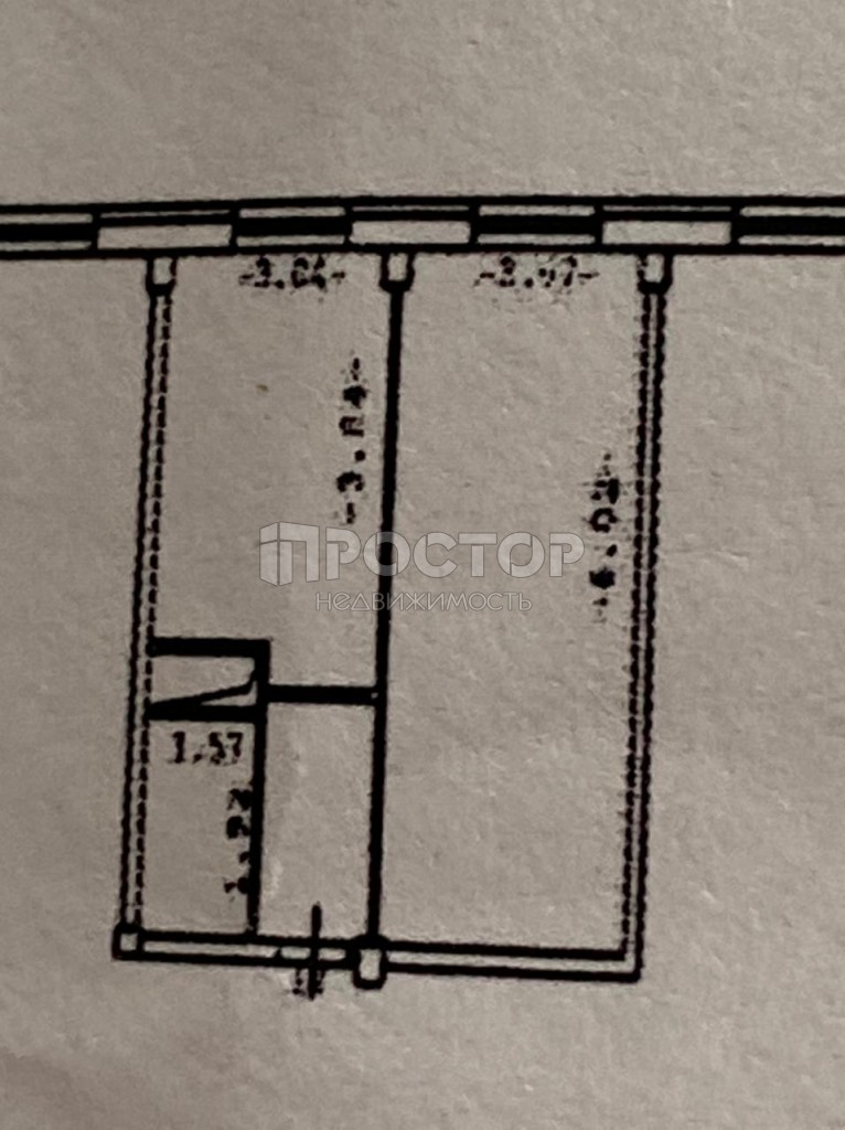 1-комнатная квартира, 35.4 м² - фото 28