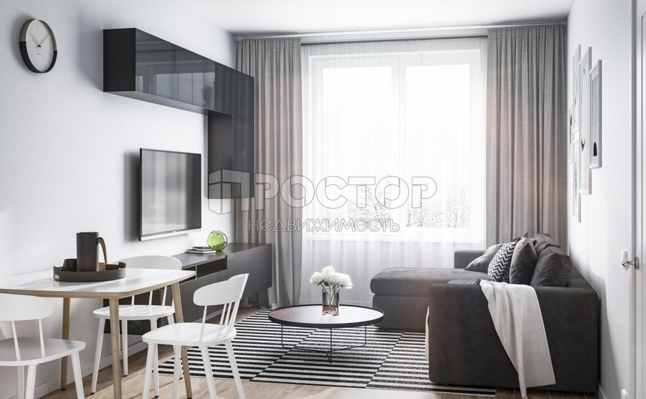 2-комнатная квартира, 43.95 м² - фото 5