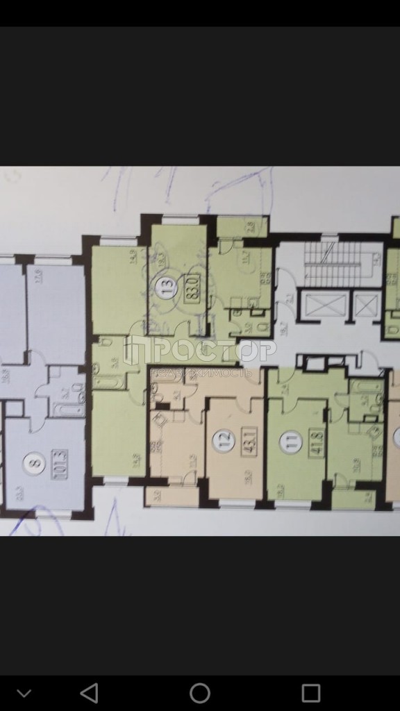 3-комнатная квартира, 82.7 м² - фото 7
