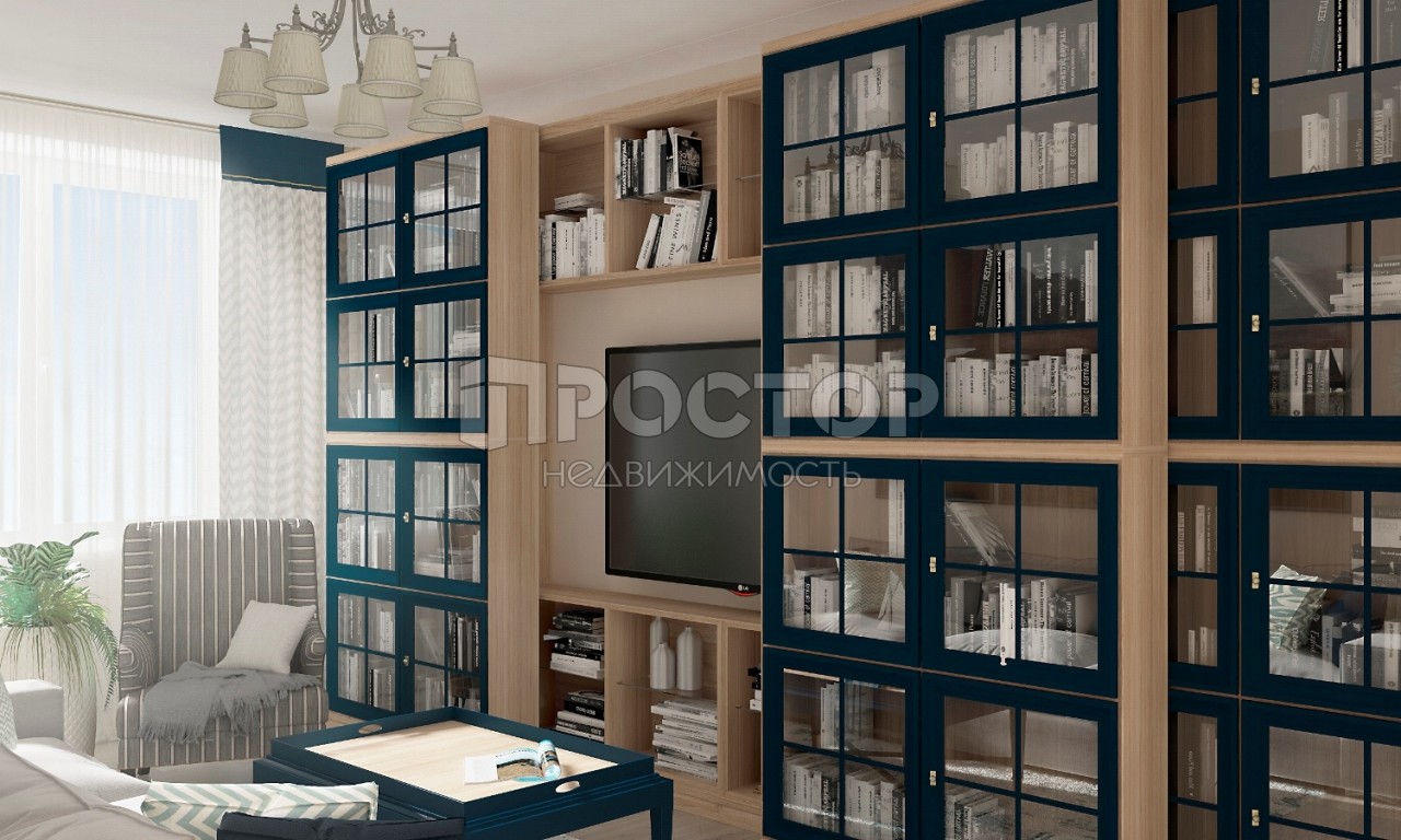 1-комнатная квартира, 59.4 м² - фото 3