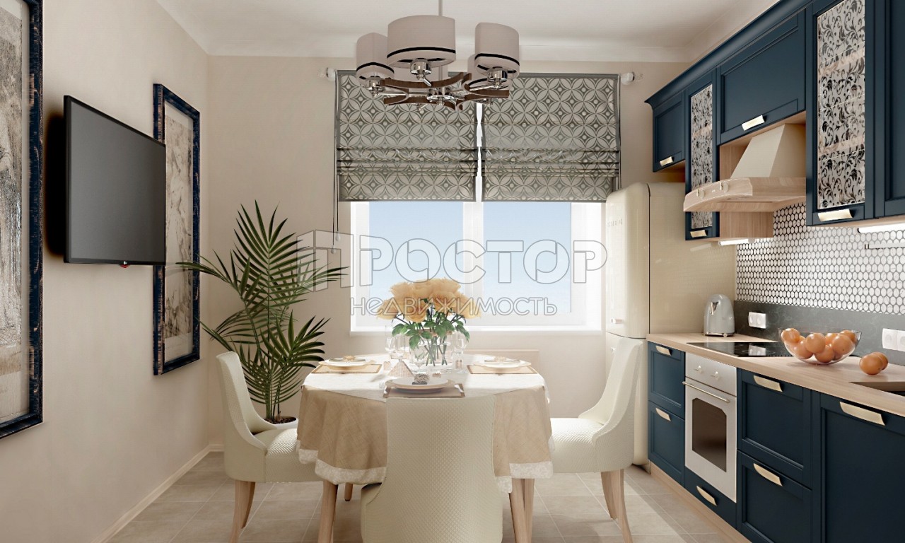 1-комнатная квартира, 59.4 м² - фото 4