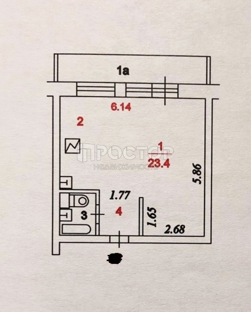 Студия, 35.2 м² - фото 10