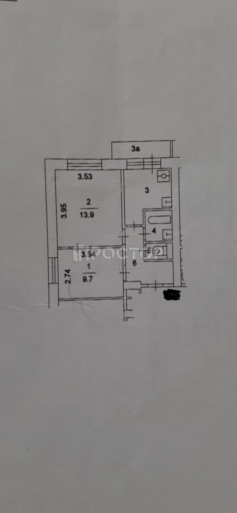 2-комнатная квартира, 37.6 м² - фото 14