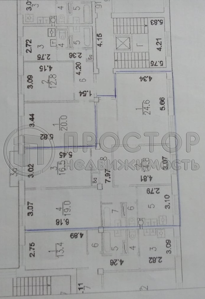 4-комнатная квартира, 101.4 м² - фото 53