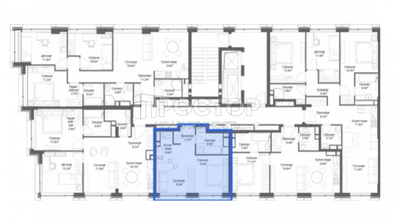 Студия, 31.3 м² - фото 3
