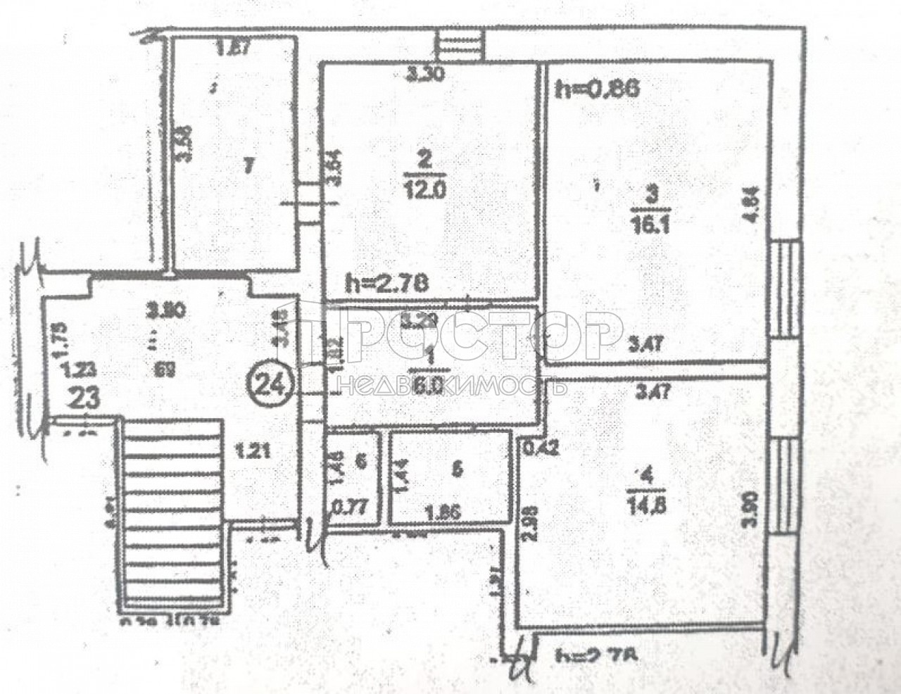 2-комнатная квартира, 52.7 м² - фото 29