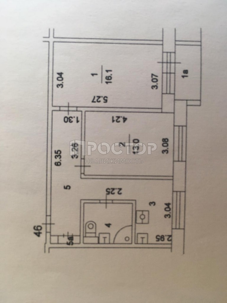 2-комнатная квартира, 50.3 м² - фото 13