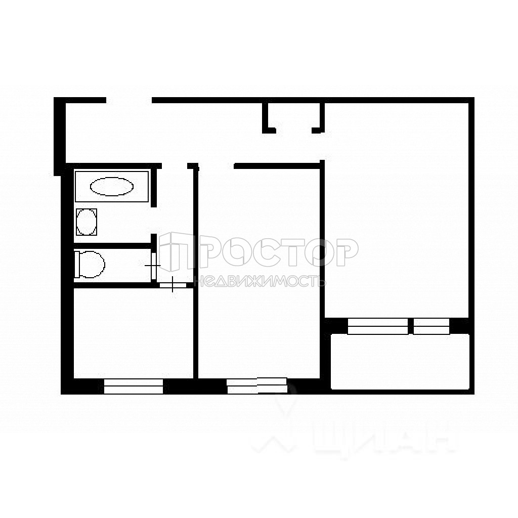 2-комнатная квартира, 46 м² - фото 15