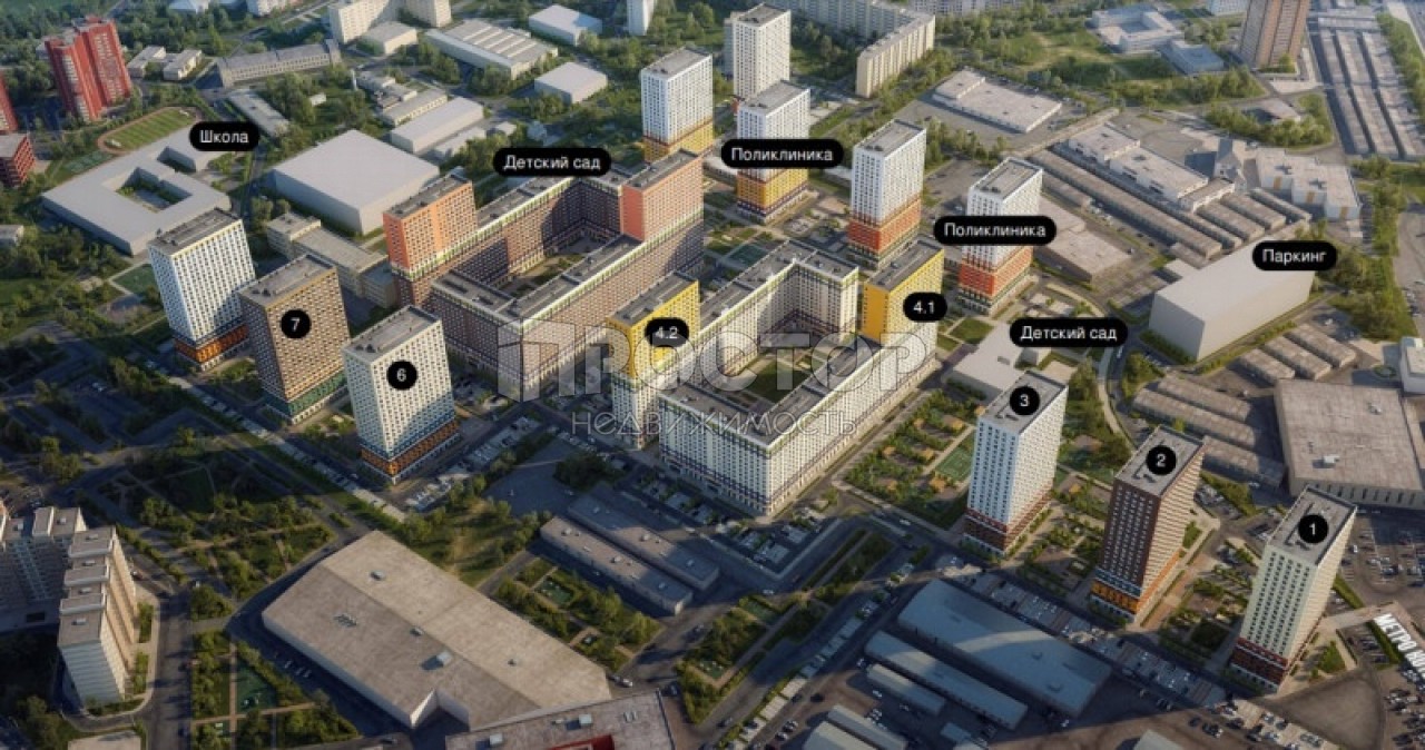 1-комнатная квартира, 35.8 м² - фото 5