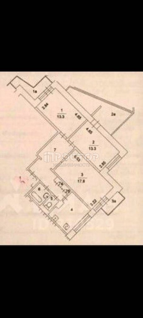 3-комнатная квартира, 74 м² - фото 5