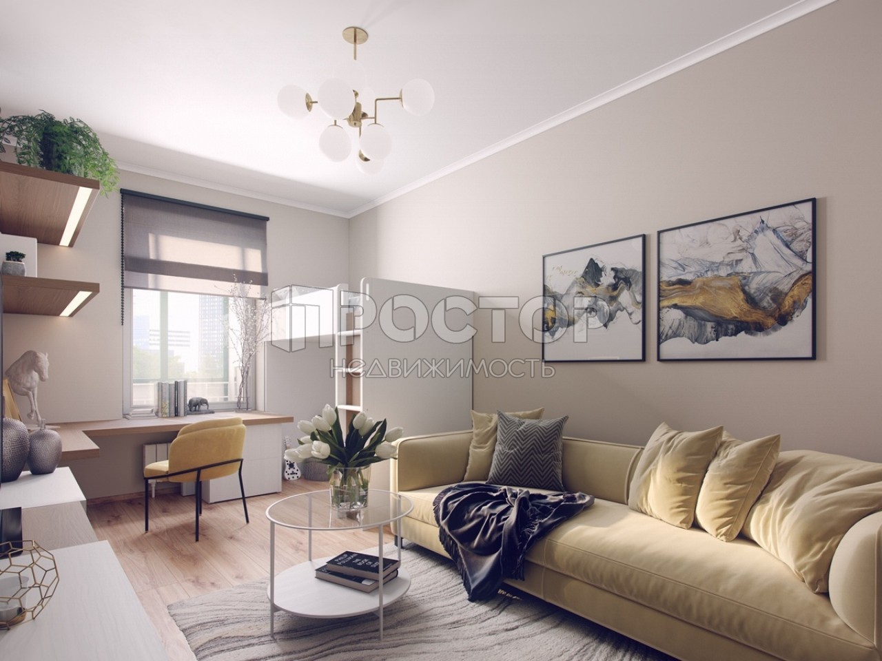 1-комнатная квартира, 41.7 м² - фото 9