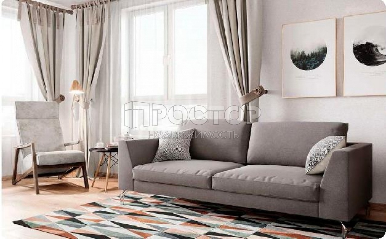 1-комнатная квартира, 34.6 м² - фото 6
