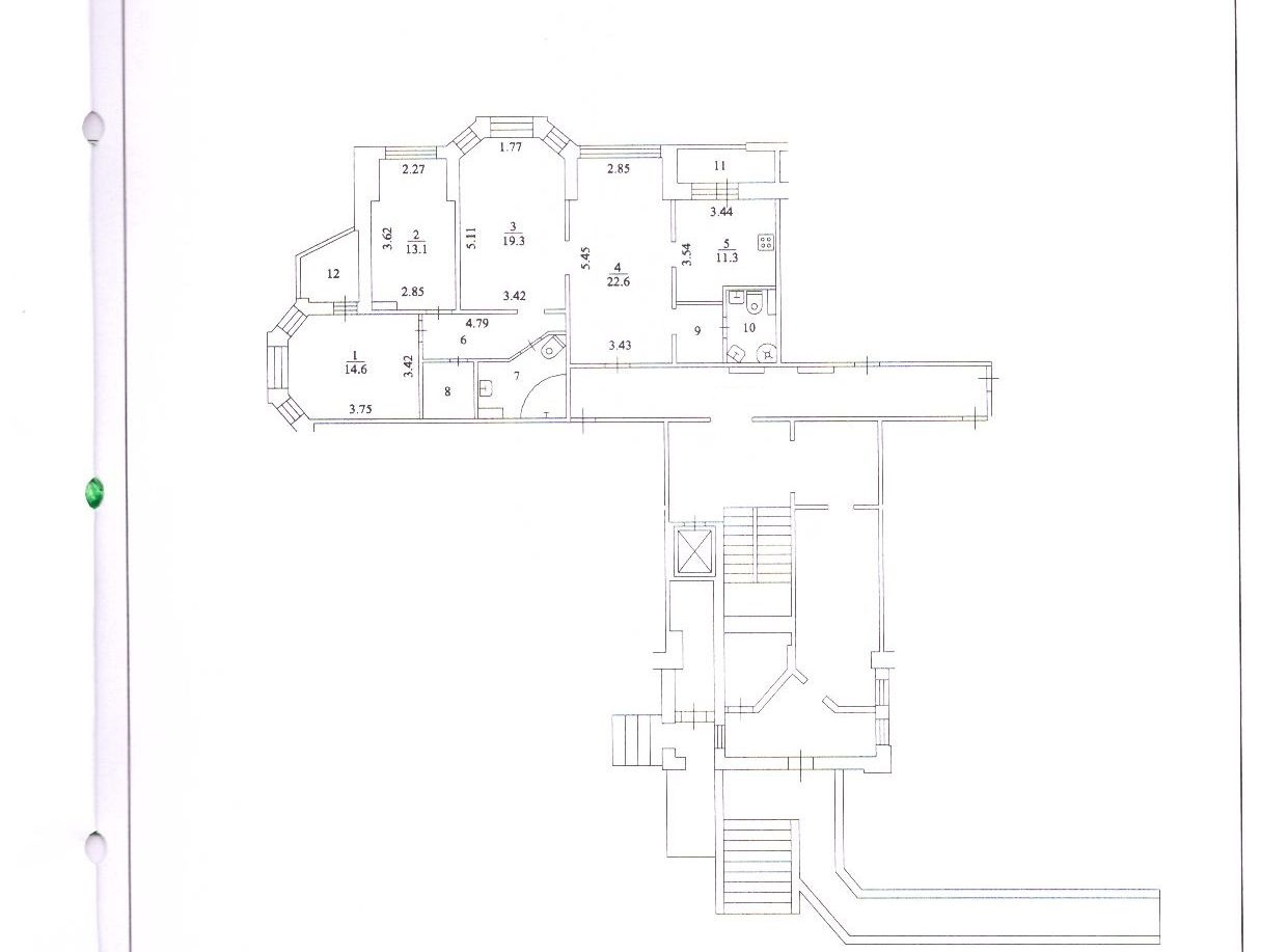 4-комнатная квартира, 105 м² - фото 21