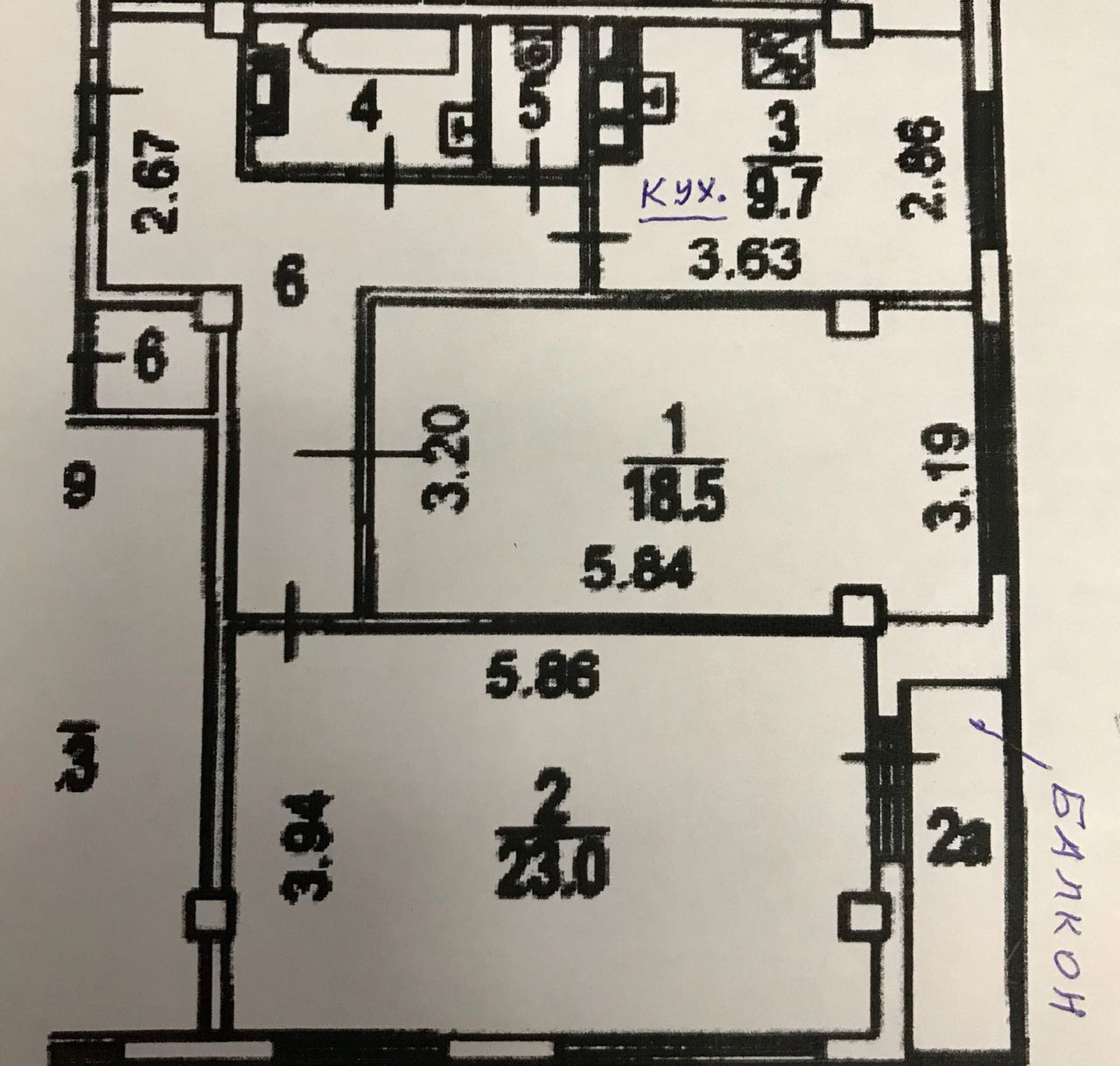 2-комнатная квартира, 70 м² - фото 17