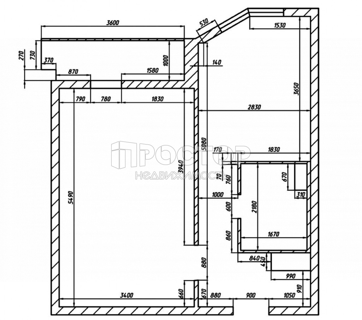 1-комнатная квартира, 41 м² - фото 9