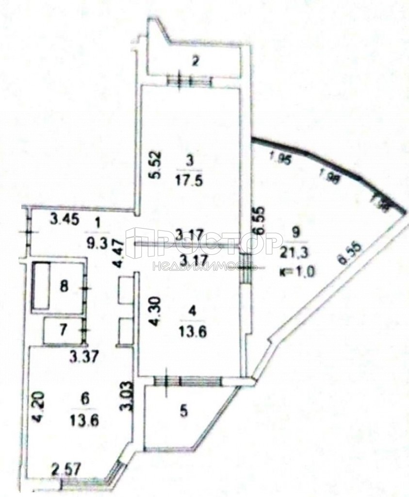 2-комнатная квартира, 85 м² - фото 3