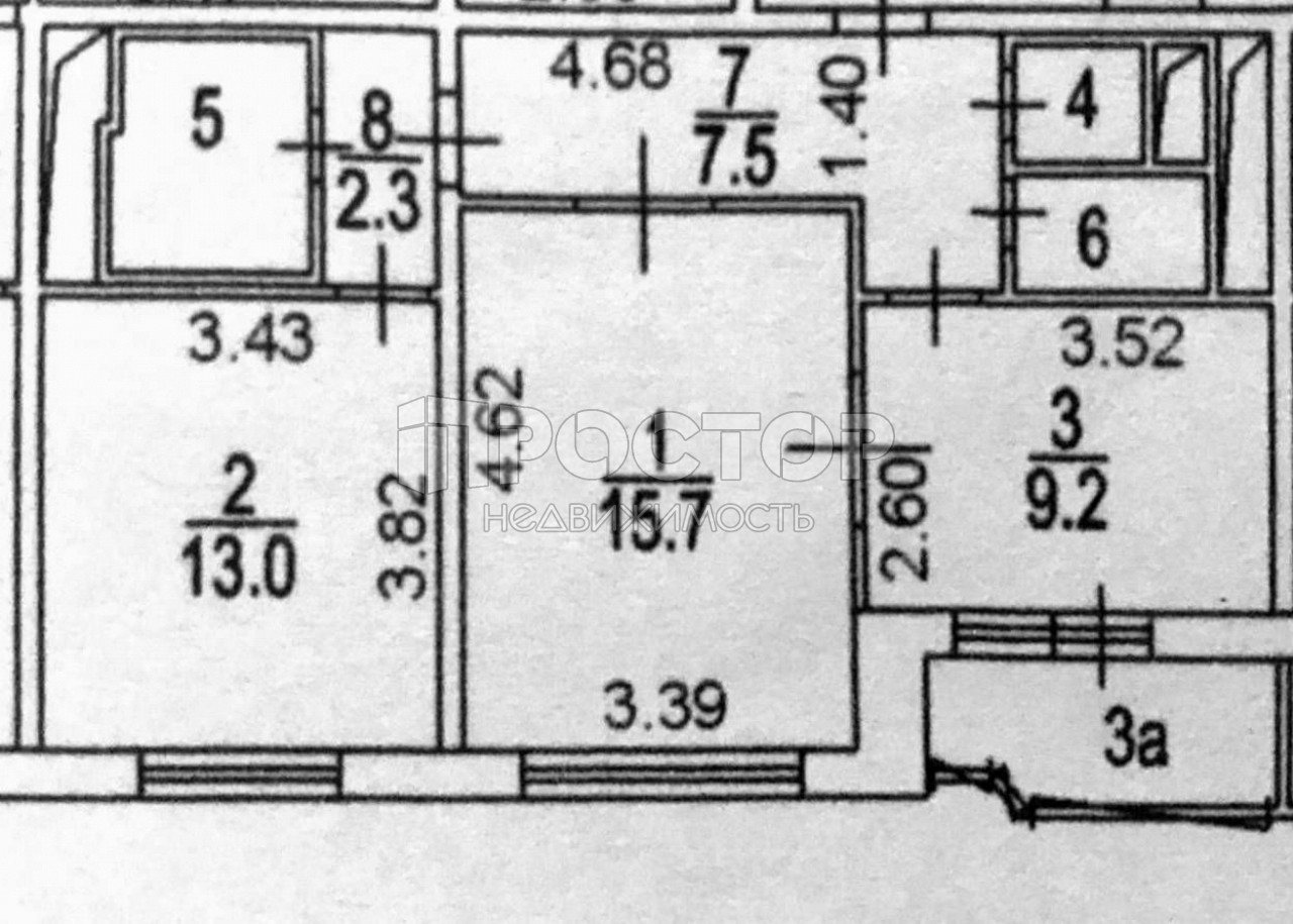 2-комнатная квартира, 56 м² - фото 18