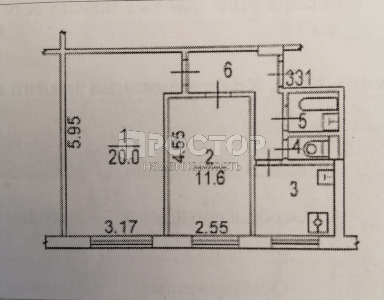 2-комнатная квартира, 46 м² - фото 14