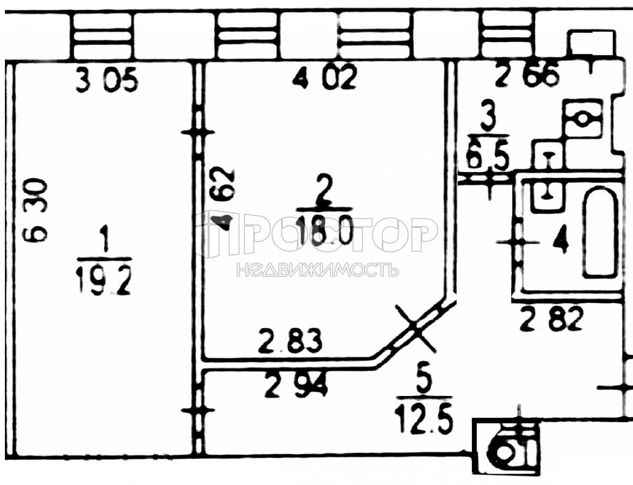 2-комнатная квартира, 60.7 м² - фото 11