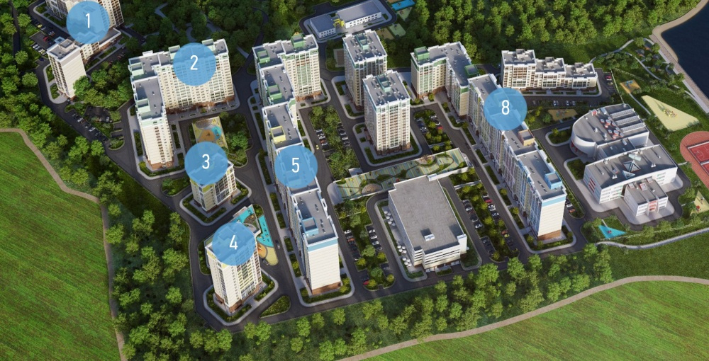 1-комнатная квартира, 43 м² - фото 3