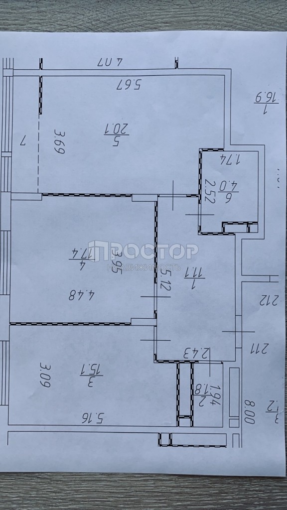 3-комнатная квартира, 73 м² - фото 10