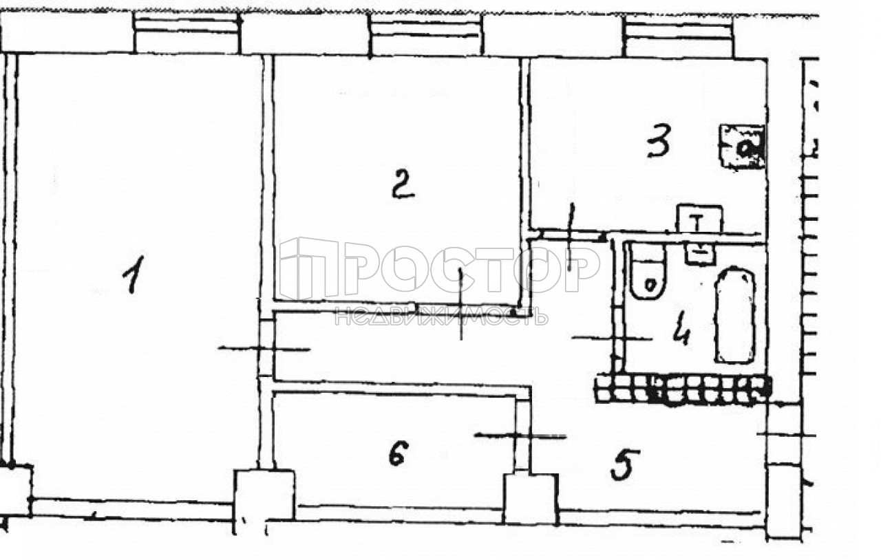 2-комнатная квартира, 61.7 м² - фото 24