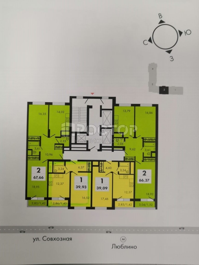 1-комнатная квартира, 41 м² - фото 5
