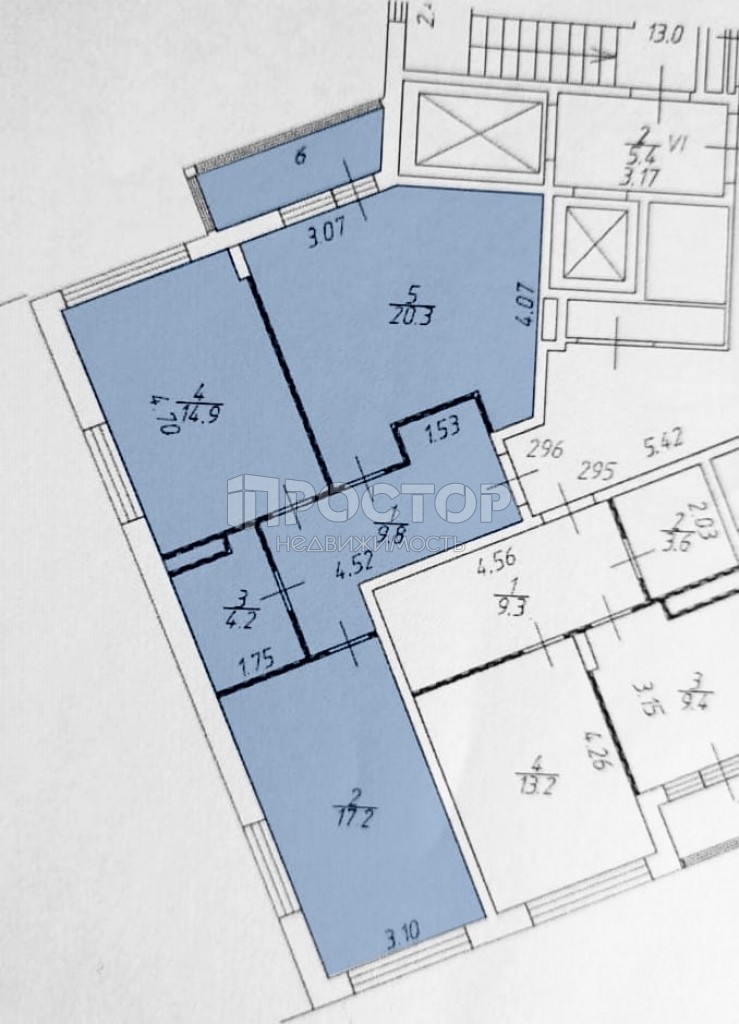 2-комнатная квартира, 66.4 м² - фото 5