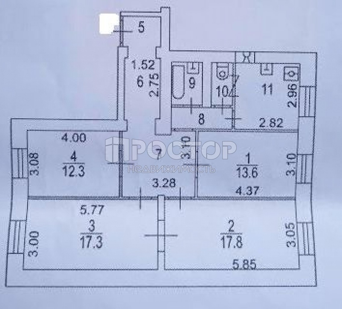 4-комнатная квартира, 92.5 м² - фото 29